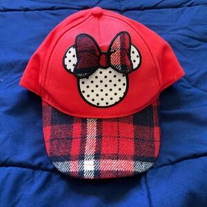 Minnie Mouse Toddler Hat Red